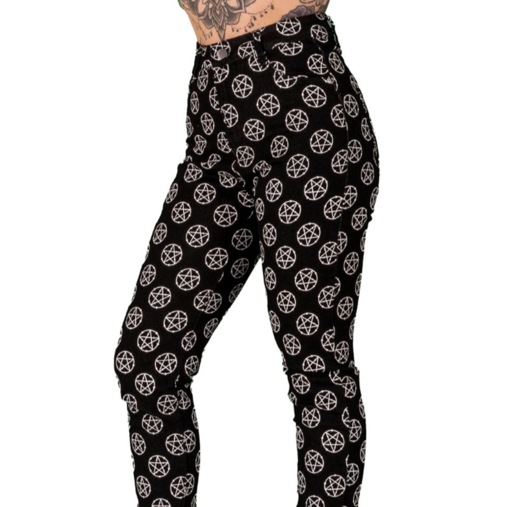 Too Fast Pentacle Skinny Jeans